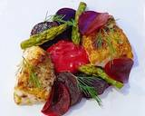 A picture of step 13 of Cod and beetroots.