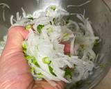 A picture of step 3 of Japanese Daikon Salad.