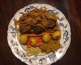 A picture of step 5 of California Farm Venison Dinner Broth with Noodles.