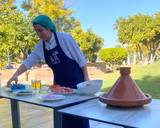 A picture of step 2 of Kefta Mkaouara – Moroccan lamb and egg tagine.