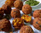 A picture of step 5 of Tomato Rice Fritters/ball#recreatedish.