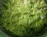 A picture of step 3 of Quick Cabbage with Mustard seeds.