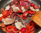 A picture of step 5 of Sautéed Spinach and Vegetable Side Dish.