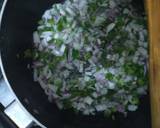 A picture of step 2 of Vegetable stir fried rice #creativerice.