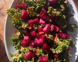 A picture of step 5 of Winter Beetroot, curly kale and feta salad.