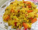 A picture of step 6 of Mix vegetables pulav.