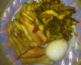 A picture of step 10 of Potato with vegetable sauce (Dankalin hausa da sauce).