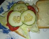 A picture of step 2 of Lettuce sandwich #4weeksChallenge.