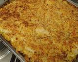 A picture of step 4 of Cauliflower and bacon pasta bake.