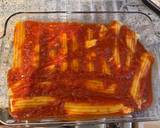 A picture of step 8 of Simple Baked Manicotti.