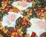 A picture of step 8 of One-pan egg, tomato, chard + cumin brunch.