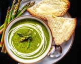 A picture of step 4 of Homemade Asparagus Soup.