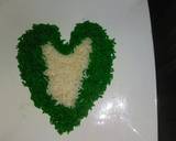 A picture of step 4 of Green and white rice with vegetable sauce.