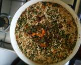 A picture of step 5 of Vegetable pulao/pilau.