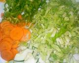 A picture of step 5 of Macaroni da vegetables sauce.