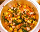 A picture of step 4 of Yam mix potato veggies baby puree.