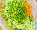 A picture of step 1 of Spicy carrot and cucumber salad.