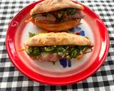 รูปขั้นตอนการทำที่ 6 ของ Baguette Vietnamese Sandwich🥖🌶️🍅🧄แซนวิชเวียดนาม Banh Mi🥖🌶️EP:ไส้หมูย่าง&แครอทดองพริกสด🌶️
