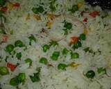 A picture of step 5 of Vegetable rice # vegetable contest.