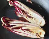 A picture of step 2 of Roasted Radicchio Trevisano (red endive) #veganuary.