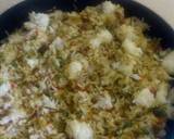 A picture of step 6 of Vegetable rice.