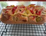 รูปขั้นตอนการทำที่ 5 ของ ขนมปังแฮมชีสพริกและแตงกวาดอง🍞🥒🧀🌶️(Ham&Cheese with pickled Jalapeno Bread)