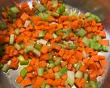 A picture of step 1 of Turkish Red Lentil Soup.