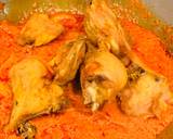 A picture of step 3 of Ayam Masak Merah Malaysia (Chicken in spicy tomato sauce).