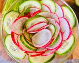 A picture of step 2 of Light radish and cucumber salad.