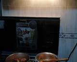 A picture of step 1 of Vegetable rice, fried chicken and steamed cabbage.