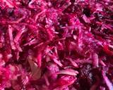 A picture of step 1 of Calçot and Beetroot Bhajis.