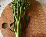 A picture of step 1 of Tenderstem broccoli with garlic and soy sauce.