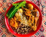 รูปขั้นตอนการทำที่ 10 ของ กุเดก🍗🌿 Gudeg(no jackfruit) and sambal🌶️🧄ไก่ กุเดกแบบหาขนุนไม่ได้กับน้ำพริกอินโด🌶️🧄