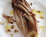 A picture of step 3 of Roasted Radicchio Trevisano (red endive) #veganuary.