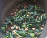 A picture of step 4 of Palong shak ghonto or Spinach mixed vegetable Curry.