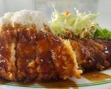 รูปขั้นตอนการทำที่ 4 ของ ข้าวไก่ทอดราดซอสเทริยากิ