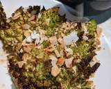 A picture of step 6 of Air-fryer romanesco broccoli cauliflower done two ways.