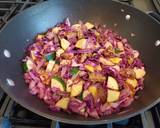 A picture of step 10 of Italian sausages and vegetable skillet with spicy green harissa.