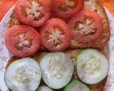 A picture of step 3 of Cucumber, Tomato sandwich.