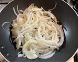 A picture of step 1 of Caramelised Onions.