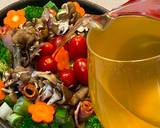 A picture of step 5 of Vegetable Soup cooking together on the family table🎶.