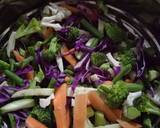 A picture of step 1 of Steamed vegetables.