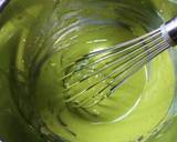 A picture of step 5 of My green tea cake  Matcha moousse cake.