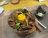 รูปขั้นตอนการทำที่ 9 ของ ข้าวด้งเนื้อทอด 1 นาที 🇯🇵🥩