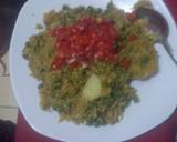 A picture of step 4 of Vegetable pilau.