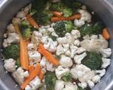 A picture of step 1 of Boiled veggies#weekly challenge.