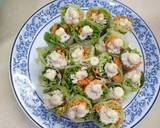 รูปขั้นตอนการทำที่ 3 ของ สลัดโรล อกไก่บด