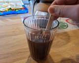 A picture of step 2 of Indonesian-style Sweet Iced Coffee (manual brew) with Coconut Sugar.