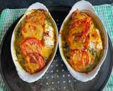 A picture of step 4 of Fish and Creamy spinach with Tomatoes:.