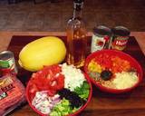 A picture of step 1 of Mike's Spaghetti Squash & Red Vegetable Sauce.